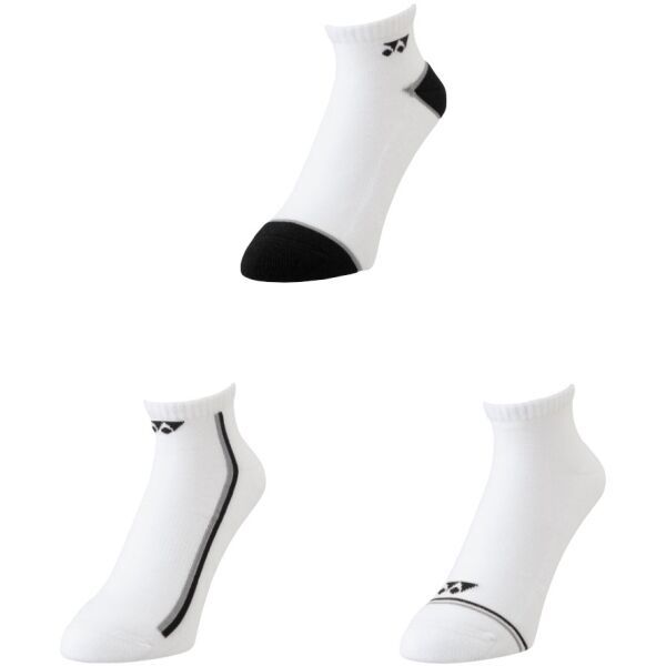 Yonex Yonex SOCKS ASSORTED- 3 БРОЙКИ Чорапи, бяло, размер