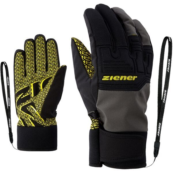 Ziener Ziener GARIM Мъжки ски ръкавици, черно, размер