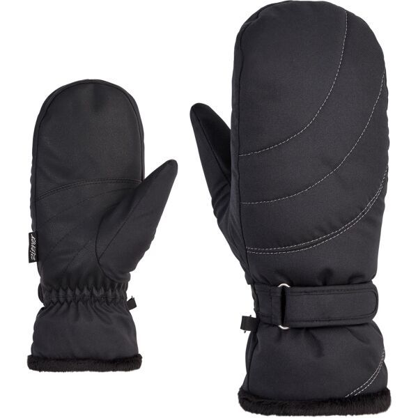 Ziener Ziener KAHLIA Дамски ръкавици за ски, черно, размер