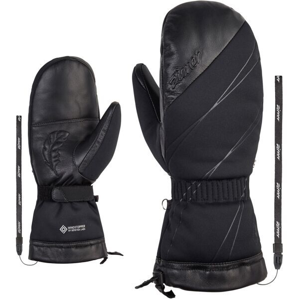 Ziener Ziener KLIVEO Дамски ски ръкавици, черно, размер