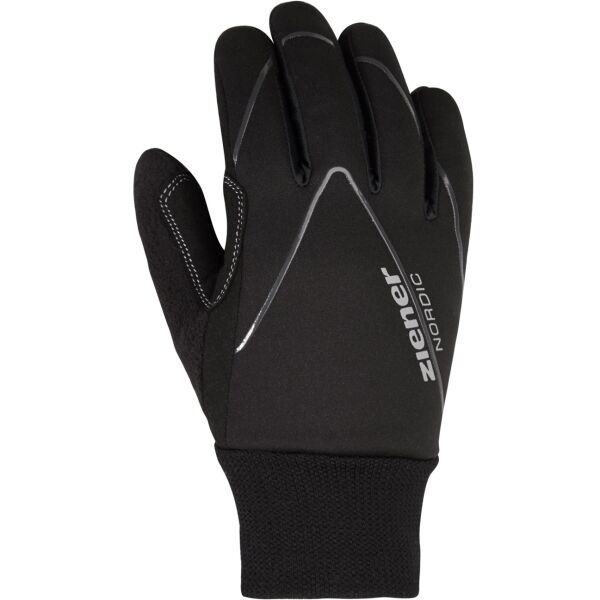 Ziener Ziener UNICO JR Детски ръкавици за ски бягане, черно, размер
