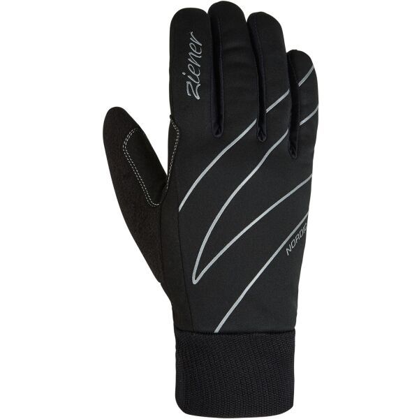 Ziener Ziener UNICA W Дамски ръкавици за ски бягане, черно, размер 6.5
