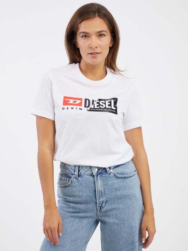 Diesel Diesel T-shirt Byal