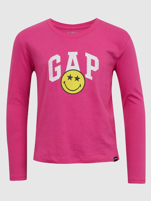 GAP GAP Gap & Smiley® Тениска детски Rozov