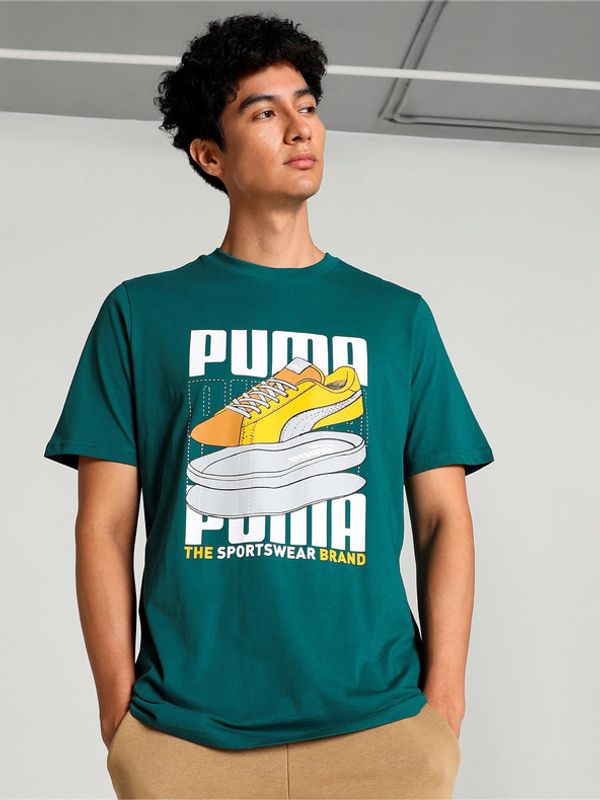 Puma Puma Sneaker T-shirt Zelen