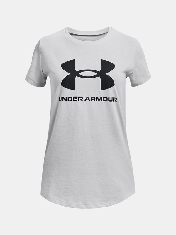 Under Armour Under Armour UA G Sportstyle Logo SS Тениска детски Siv