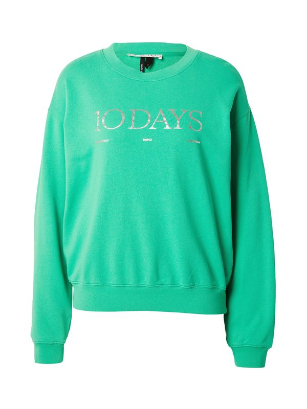 10Days 10Days Суичър  нефритено зелено / сребърно