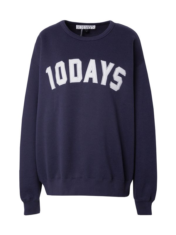 10Days 10Days Суичър  тъмносиньо / бяло