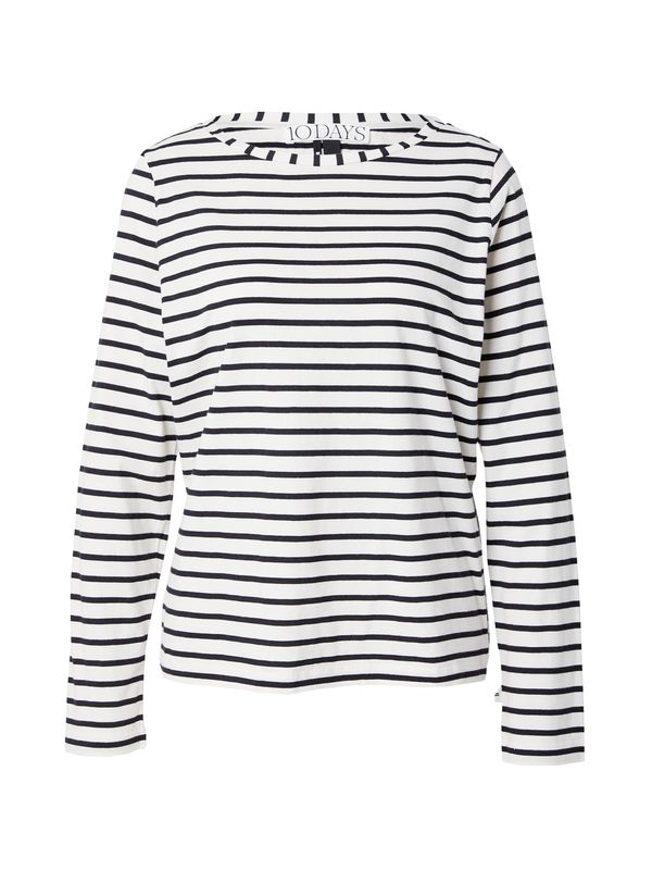 10Days 10Days Тениска  черно / бяло