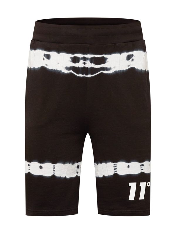 11 Degrees 11 Degrees Панталон  черно / бяло