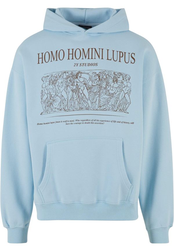 2Y Studios 2Y Studios Суичър 'Homini'  светлосиньо / кафяво
