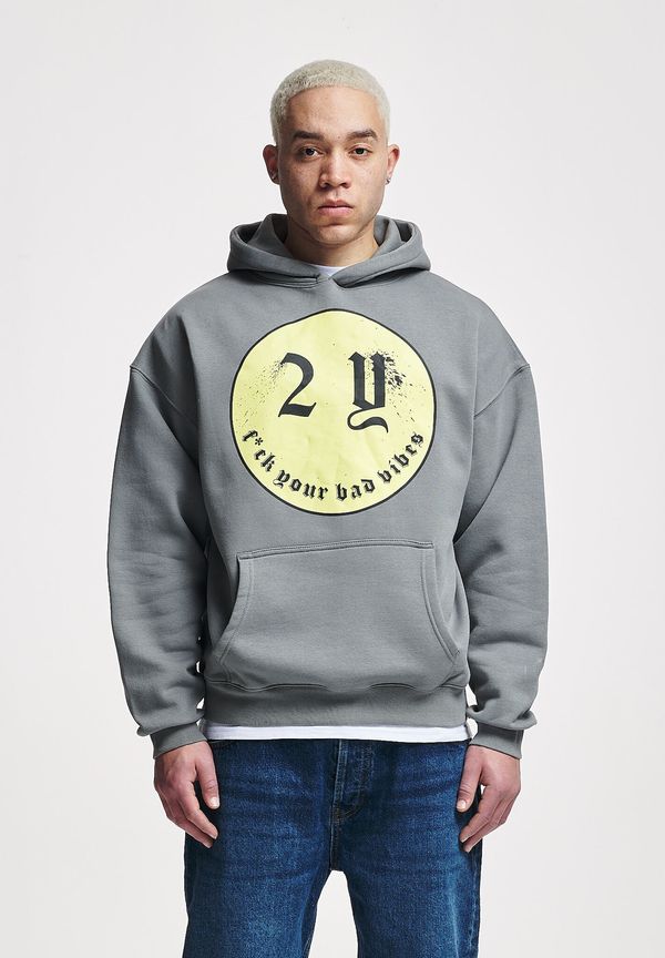 2Y Studios 2Y Studios Суичър 'Smiley'  светложълто / сиво / черно