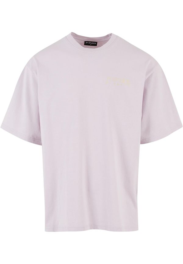 2Y Studios 2Y Studios Тениска 'Insignia'  сиво / люляк / кайсия / праскова