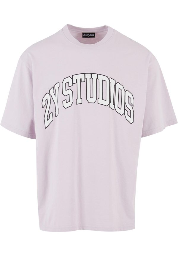 2Y Studios 2Y Studios Тениска  пастелнолилаво / черно