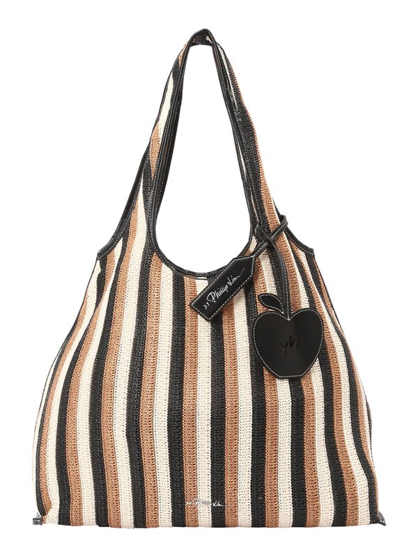 3.1 Phillip Lim 3.1 Phillip Lim "Чанта тип ""Shopper""" 'RAFFIA'  тъмнобежово / черно / бяло