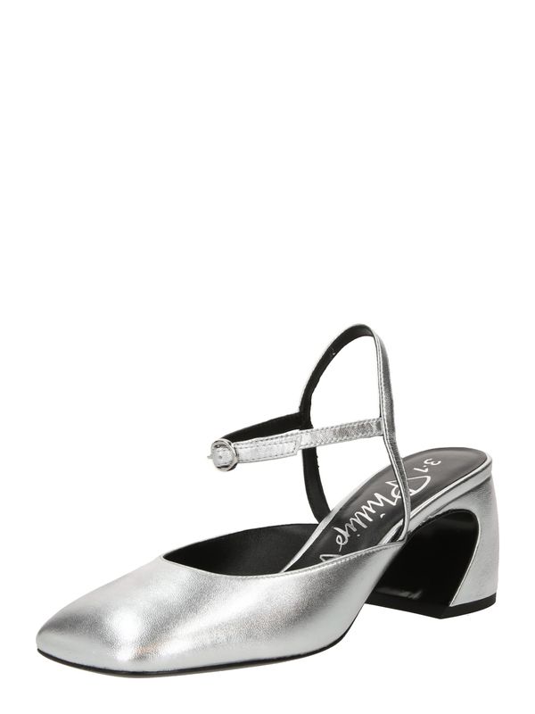 3.1 Phillip Lim 3.1 Phillip Lim Дамски обувки на ток с отворена пета  сребърно