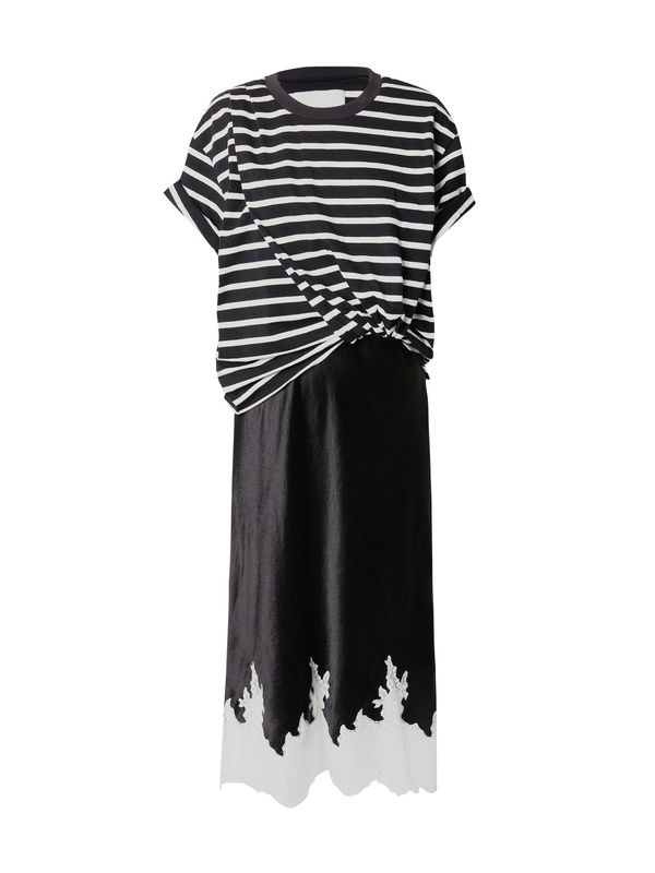 3.1 Phillip Lim 3.1 Phillip Lim Рокля  черно / бяло