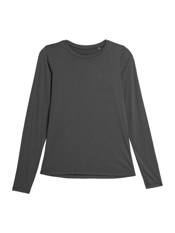 4F 4F Функционална тениска  антрацитно черно