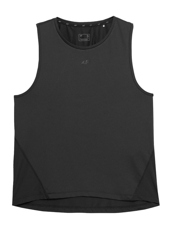 4F 4F Функционална тениска  антрацитно черно
