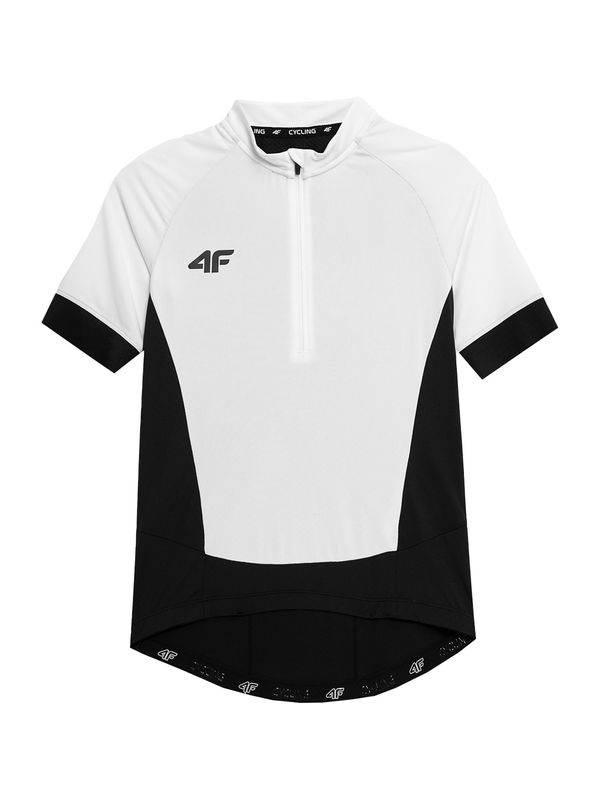 4F 4F Функционална тениска  черно / бяло
