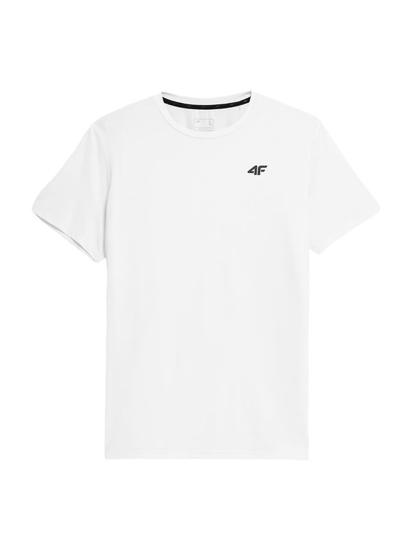 4F 4F Функционална тениска  черно / бяло