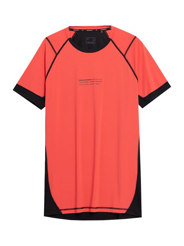 4F 4F Функционална тениска  червена боровинка / черно