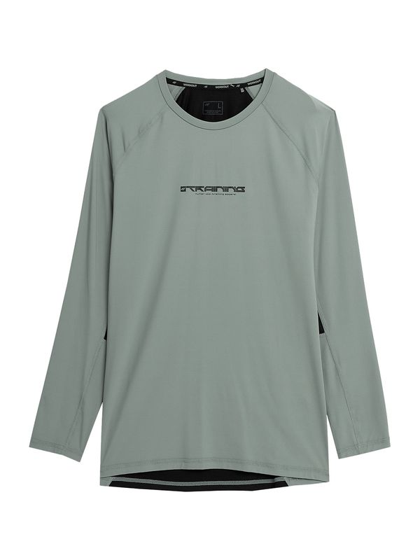 4F 4F Функционална тениска  сиво / черно