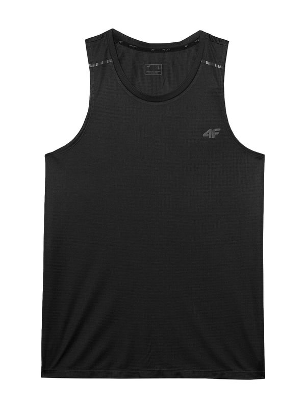4F 4F Функционална тениска  сиво / черно