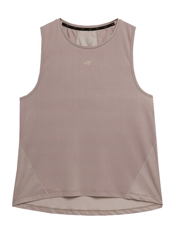 4F 4F Функционална тениска  светлокафяво