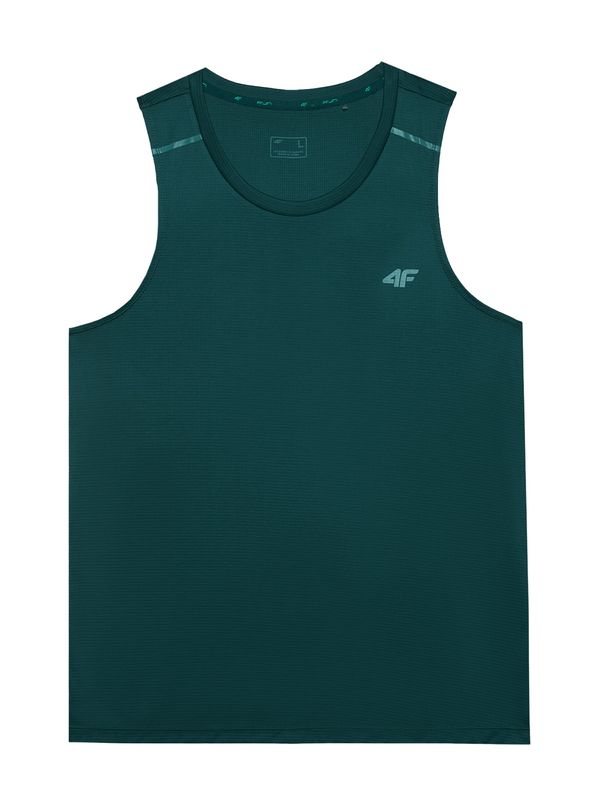 4F 4F Функционална тениска  тъмнозелено