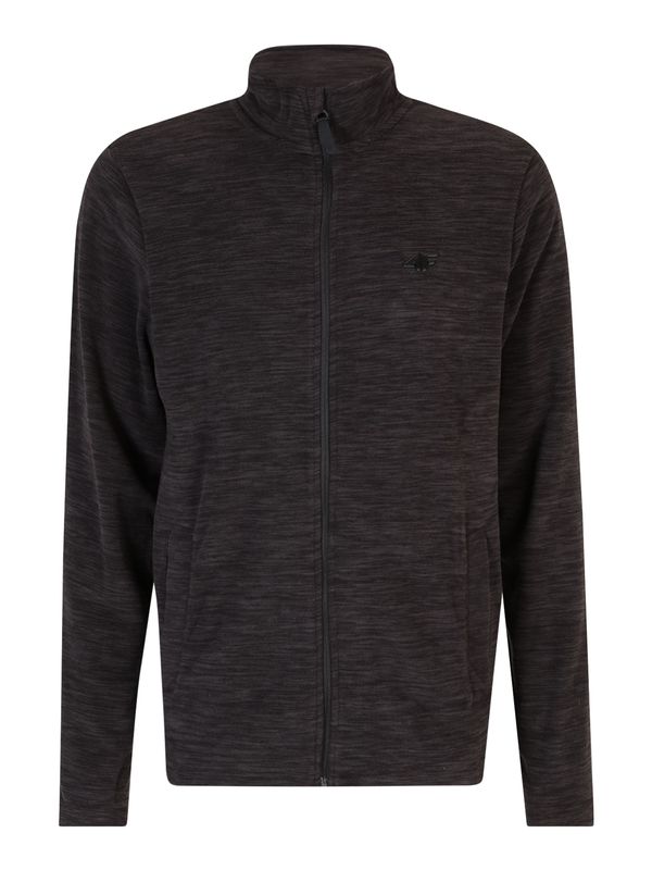 4F 4F Функционално поларено яке  черен меланж