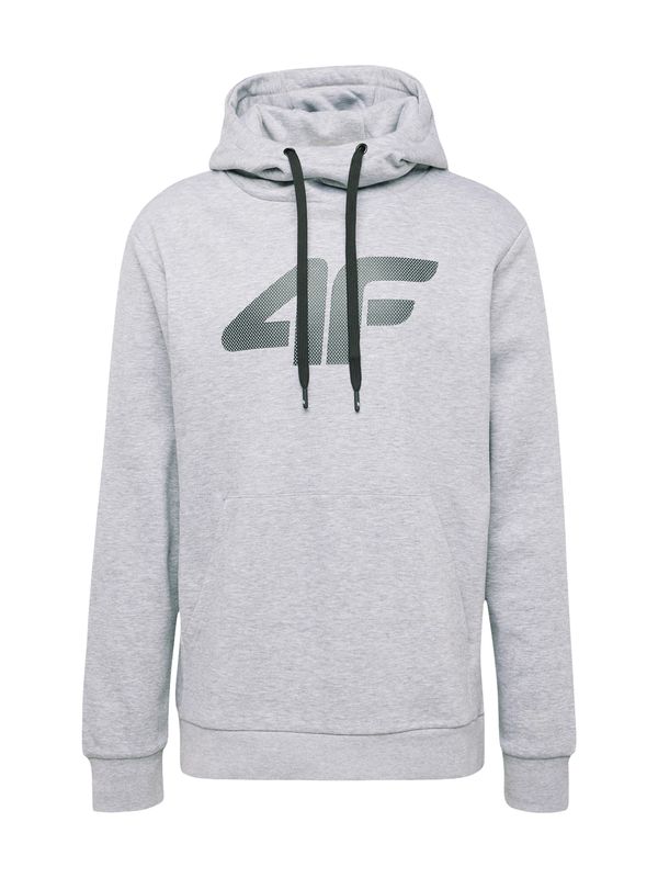 4F 4F Спортен блузон 'M694'  светлосиво / черно