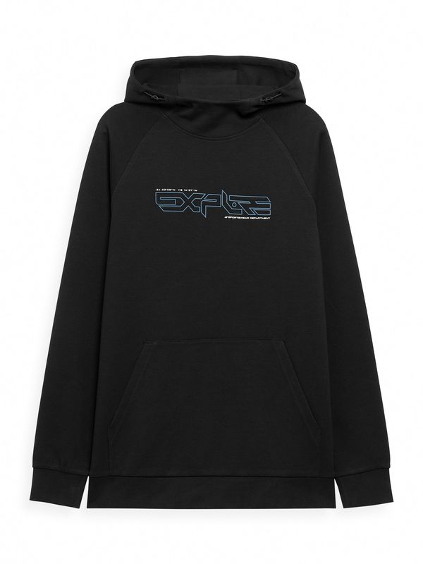 4F 4F Спортен блузон  синьо / черно / бяло