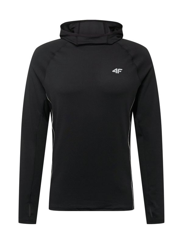 4F 4F Спортен блузон  светлосиво / черно