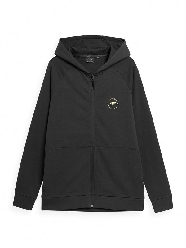 4F 4F Спортен блузон  жълто / антрацитно черно