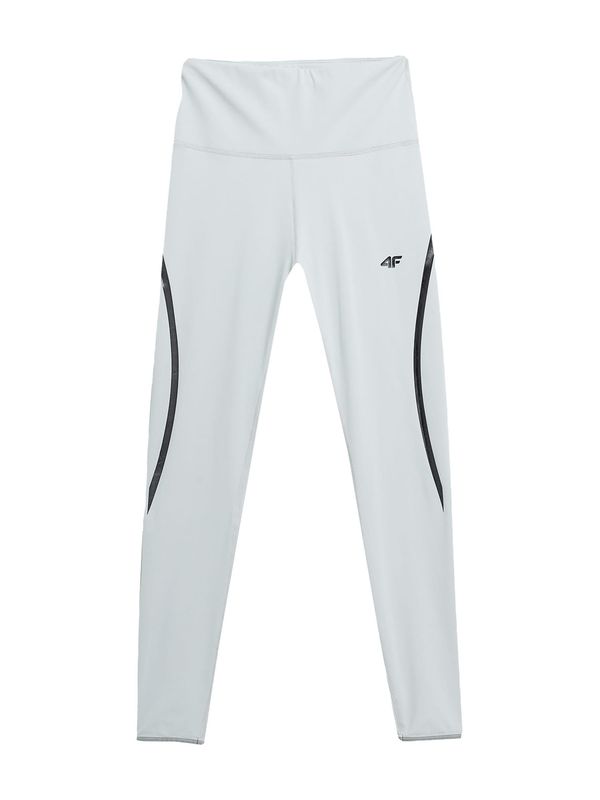 4F 4F Спортен панталон 'F049'  светлосиво / черно