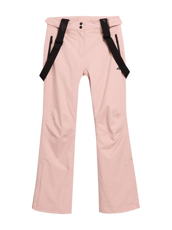 4F 4F Спортен панталон  светлорозово / черно