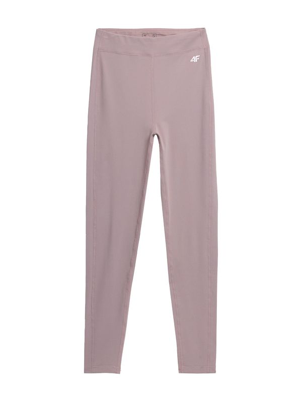 4F 4F Спортен панталон  таупе сиво / бяло