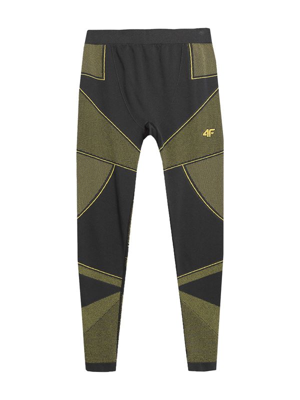 4F 4F Спортен панталон  жълто / каки / черно