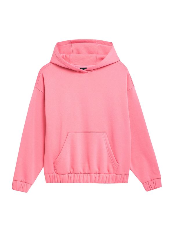 4F 4F Спортен суитшърт с качулка  розово