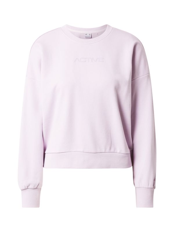 4F 4F Спортен суитшърт с качулка  светлолилаво