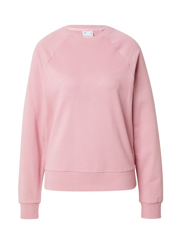 4F 4F Спортен суитшърт с качулка  светлорозово