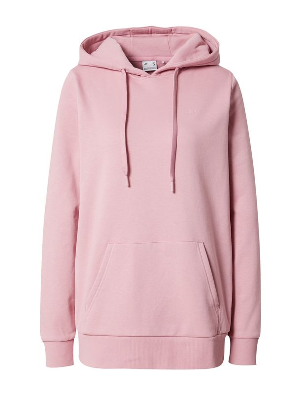 4F 4F Спортен суитшърт с качулка  светлорозово