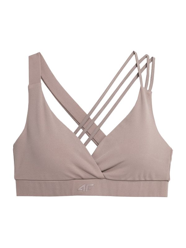 4F 4F Спортен сутиен  светлокафяво