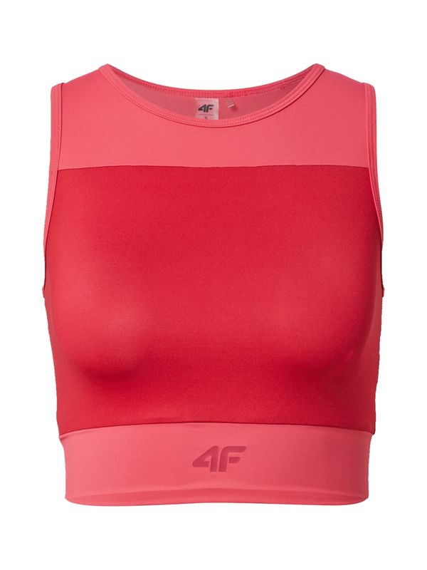 4F 4F Спортен топ  алено / пастелно червено