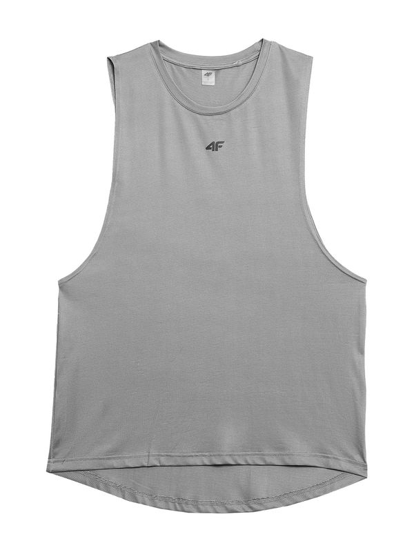 4F 4F Спортен топ  сиво / черно