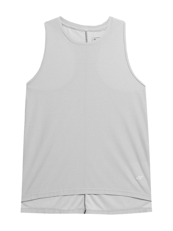 4F 4F Спортен топ  светлосиво / черно