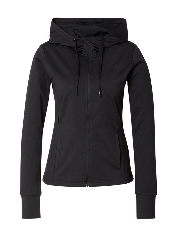 4F 4F Спортна жилетка с качулка  черно