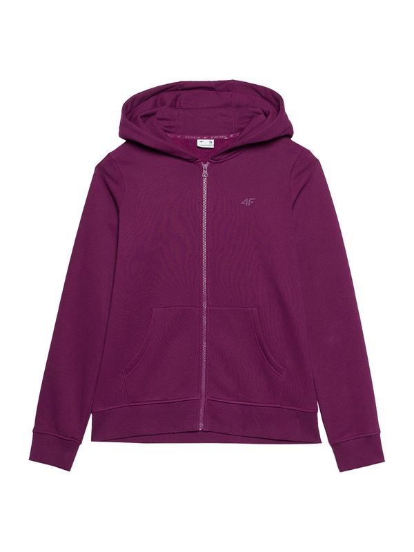 4F 4F Спортна жилетка с качулка  червено-виолетово