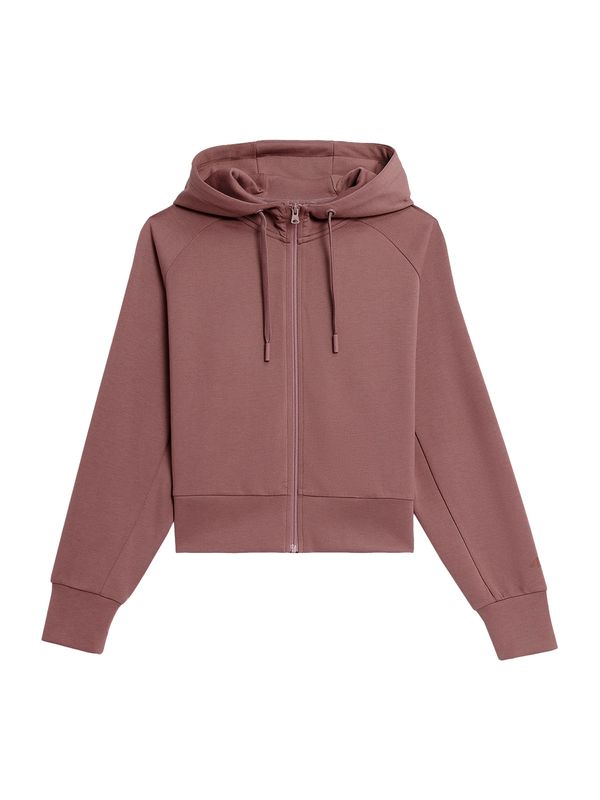 4F 4F Спортна жилетка с качулка 'F0766'  кафяво